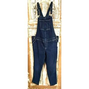 Old Navy Maternity Side Panel O.G. Straight Overalls - Blue - Size 12 Long
